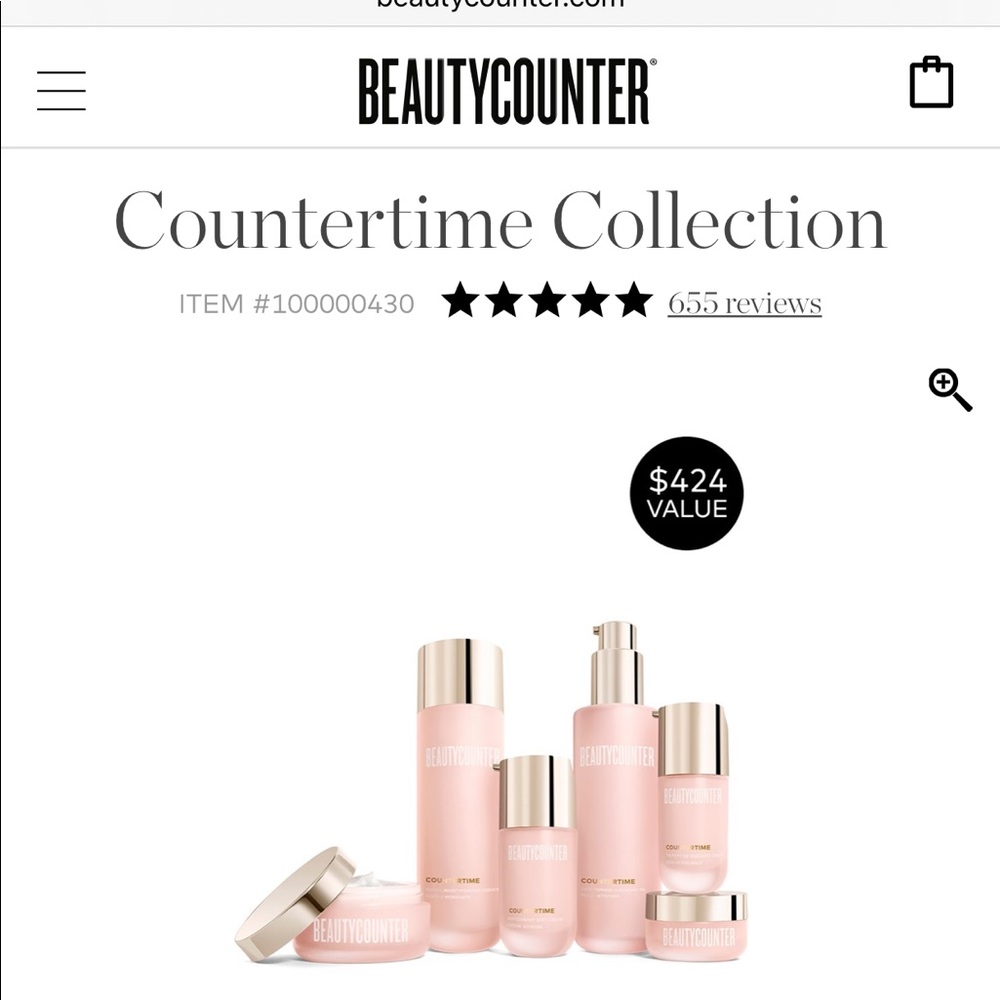 Beautycounter Countertime Collection - 3 pieces